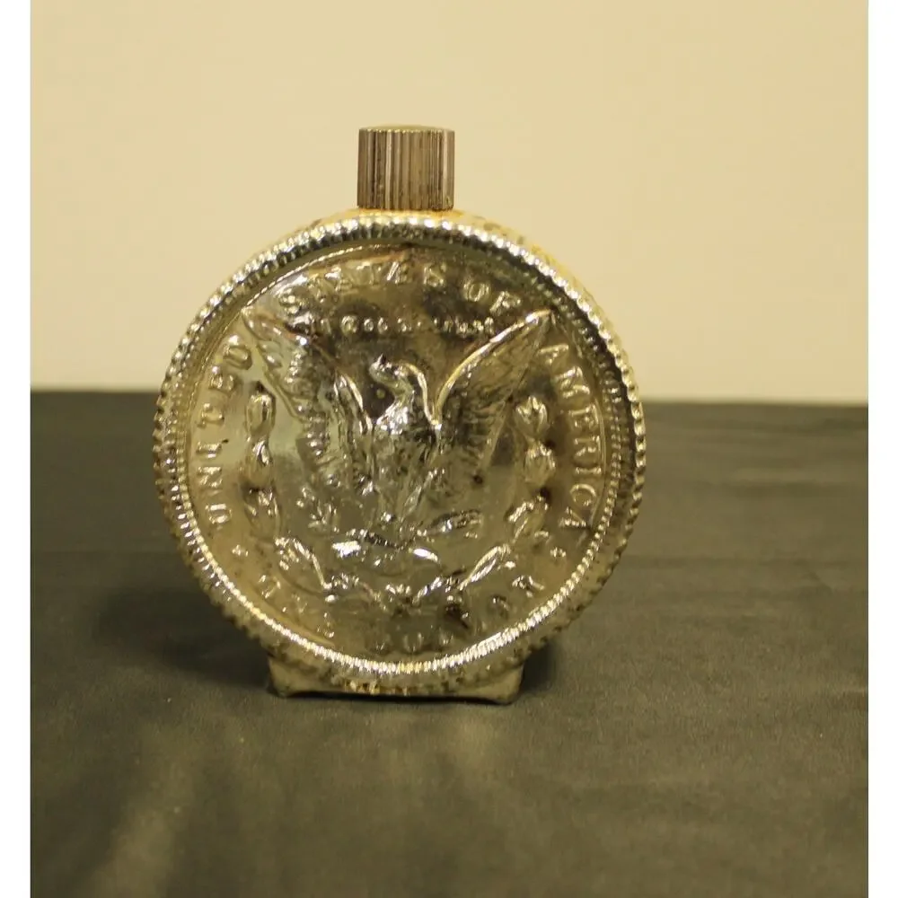 Avon Buffalo Nickel Clint Soap & Dish Liberty Dollar Empty Tribute After Shave